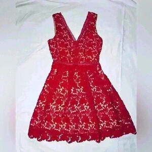 Alya Short Red Dress